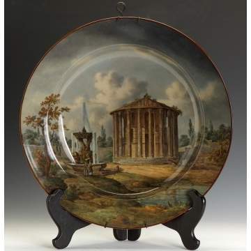 KPM Charger with Courtyard Scene