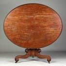 English Mahogany Tilt Top Breakfast Table