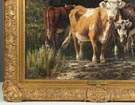 A. Emil Prinz (American, B. 1856) Cows