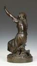 Andre Joseph Allar (French, 1845-1926) Joan of Arc Bronze