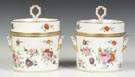 German Hand Painted Porcelain Fruit Coolers