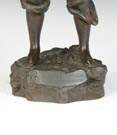 Vaclaw Bernard (Polish, B. 1888) Mousse Siffleur Bronze