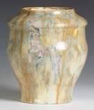 Tiffany Glazed Pottery Vase
