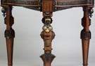 Victorian Walnut & Ebonized Inlaid Table