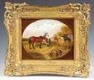 John Frederick Herring (British, 1815-1907) Horses