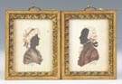 Two Silhouette's by J.Y. Jarvis, 1800