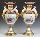 Pair of Monumental Porcelain Vases