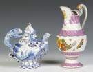 Delft Teapot & Pitcher