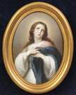 KPM Painting on Porcelain of Mary