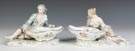 German Hand Painted Porcelain Sweet Meat Dishes