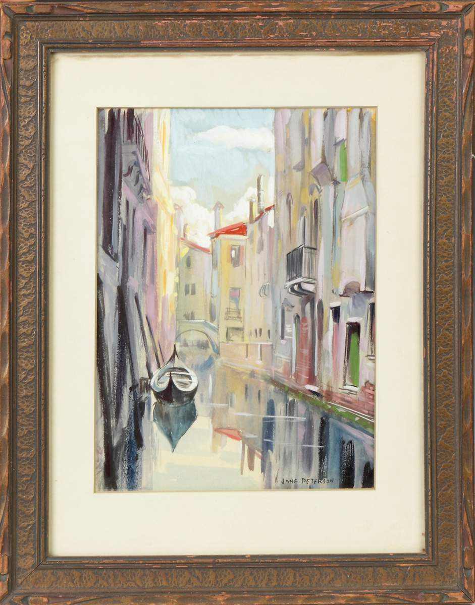 Jane Peterson (American, 1876-1965) Venice scene | Cottone Auctions