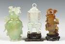 Jadeite & Agate Urns