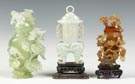 Jadeite & Agate Urns