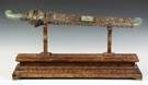 Tibetan Jade & Jeweled Metal Ceremonial Sword