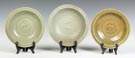 Three Celadon Deep Dishes