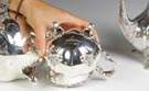 Poole Sterling Silver 5-Piece Tea Set