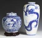 Chinese Jar & Japanese Vase