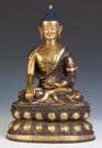 Ming Style Gilt Bronze Shakyamuni (Buddha)