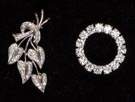 Two Diamond Brooches