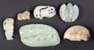 Six Various Jade Carvings