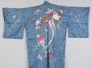 Chinese Silk Robe together with 2 Neck Pieces