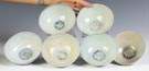 Group of Six Early Ming Blue & White Bowls