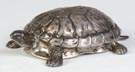 Tiffany & Co., NY & Italy, Sterling Silver Covered Turtle Box