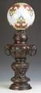 Chinese Patinated Bronze Oil Lamp