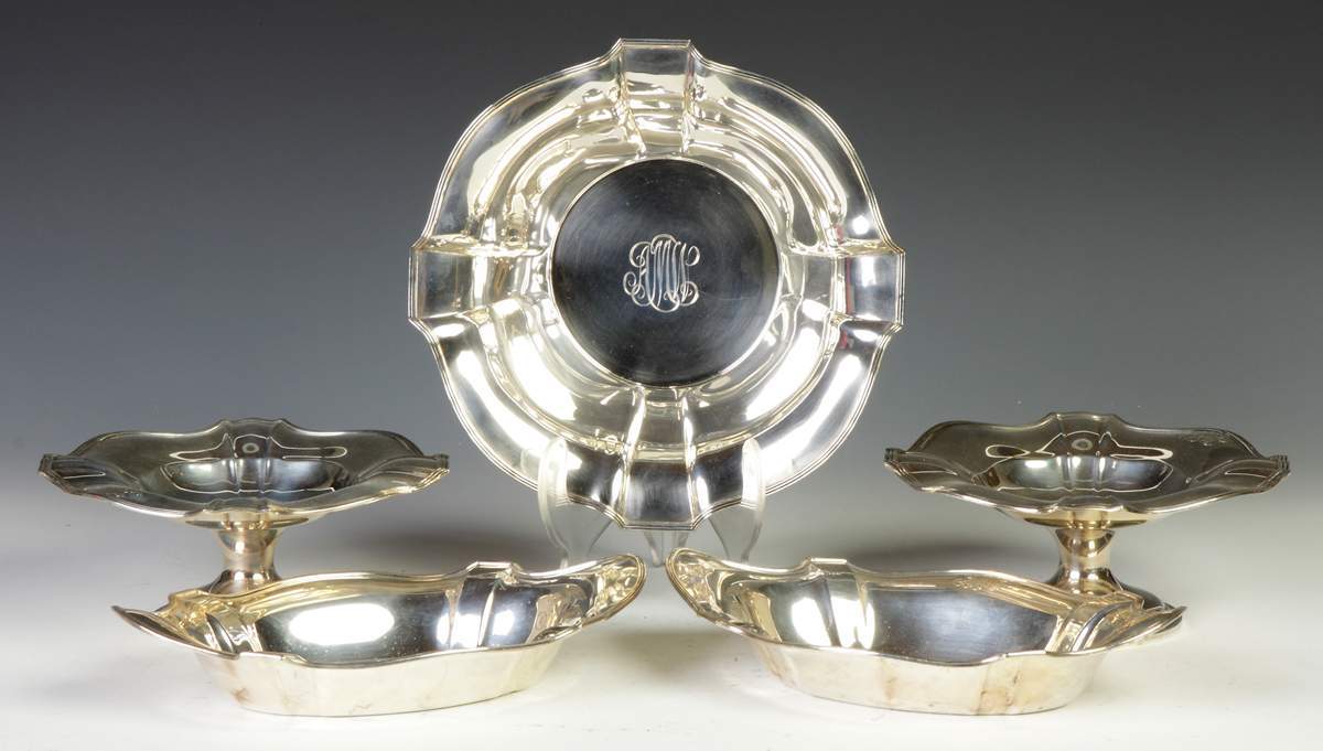 Five Gorham Sterling Silver Serving Pieces Cottone Auctions