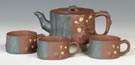 Sgn. Chinese Pottery 4-Pc. Tea Set