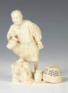 Sgn. Japanese Carved Ivory Figure