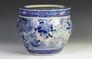 Chinese Blue & White Porcelain Jardinere