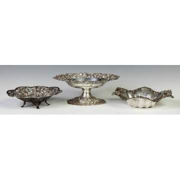 Three Silver Bowls/Tazza