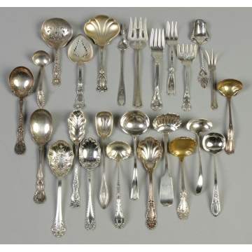 Misc. Sterling Silver Ladles, Forks & Serving Pieces