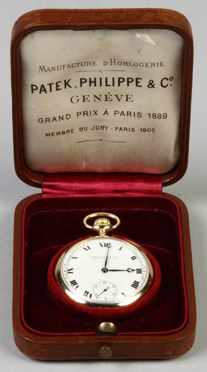 Patek Philippe 18K Gold Pocket Watch Cottone Auctions