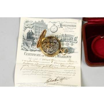 Patek Philippe 18K Gold Pocket Watch 