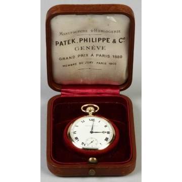 Patek Philippe 18K Gold Pocket Watch 