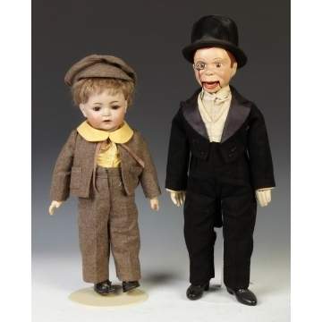 Star Boy Doll & Charlie McCarthy Doll