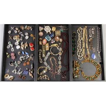  Large Group Vintage Costume Jewelry
