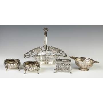 Group of Silver Table Articles