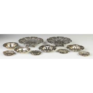 Group of Sterling Silver Table Articles