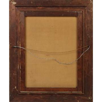 Victorian Painting of Courting Couple in Landscape