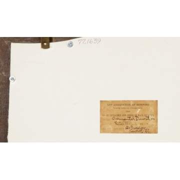 W.W. Henderson, Peacock painting