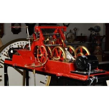 Unusual Art Deco French Tower Clock