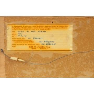 Roy Martell Mason (American, 1886-1972) "Home in the North"