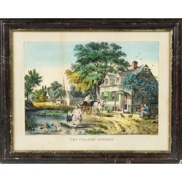 Currier & Ives "The Village Street"