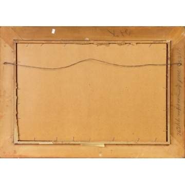 Frank F. English (American, 1854-1922) "Cutting the Wheat"