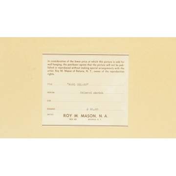 Roy Martell Mason (American, 1886-1972) "Marl Island" & "Manuel's Branch"