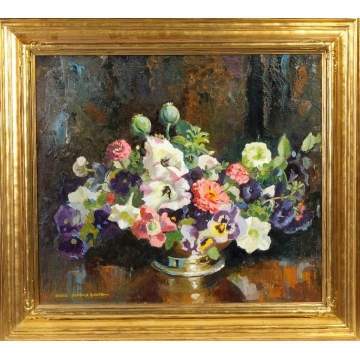 Nina Mason Booth (American, 1884-1957) Floral still life