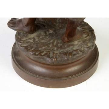 "Le Soir" French Bronze Sculpture